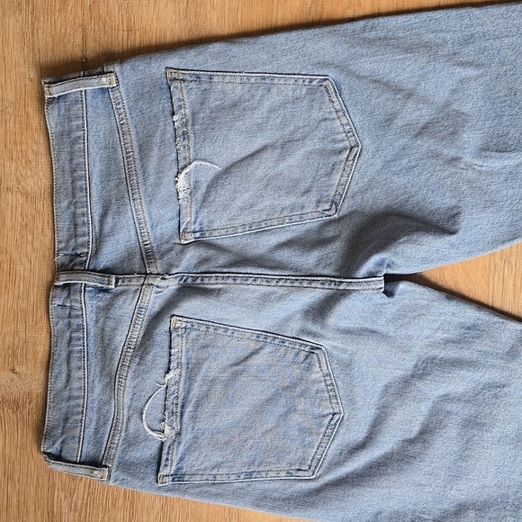 AGOLDE Sophie Blue Skinny Jeans with Distressed Knees Sz 28 - Picture 8 of 11